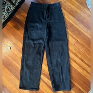 Aritzia Black Relaxed Jeans Timeless Fit